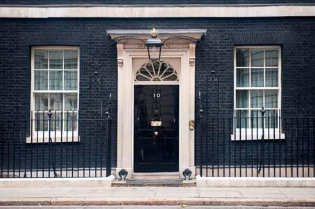 Prime Minister's Office in 10 Downing Street in London